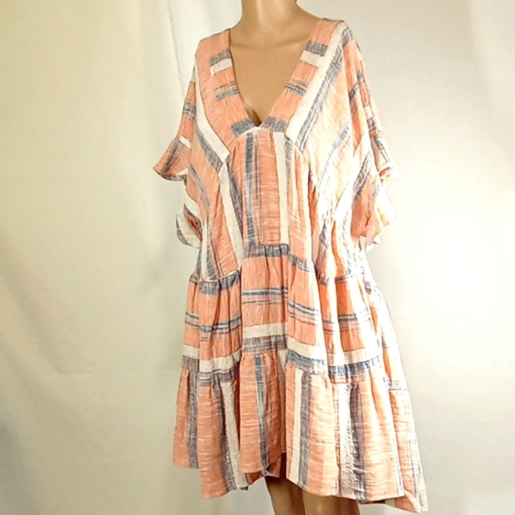 Lulu's Dress Women MEDIUM New Summer Vacation Party Short Multicolor - Picture 2 of 7
